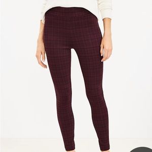 LOFT Plaid Leggings